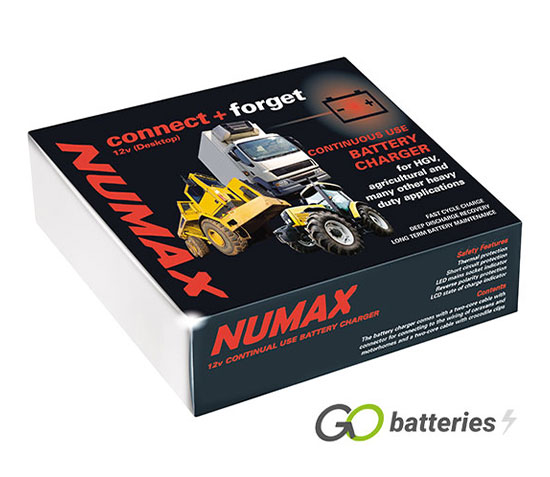 Numax 12V 20A Commercial Battery Charger - GoBatteries