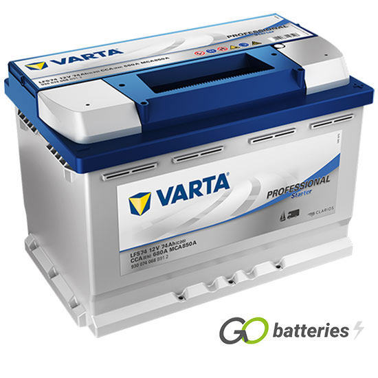 LFS74 Varta Professional Marine Starter Battery 930 074 068 - GoBatteries
