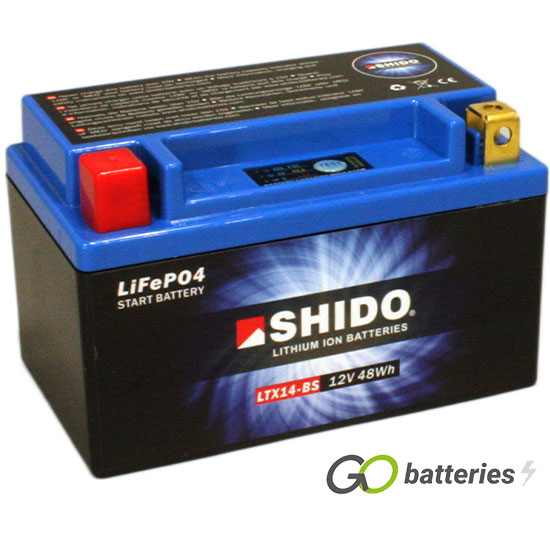 Lithium Motorcycle Battery, YTX14-BS 