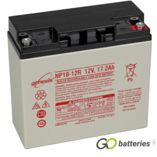 Genesis NP12-12 12 Volt 12 Amp Hour Battery (by Enersys)