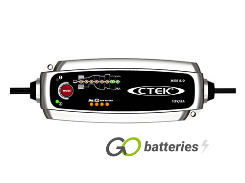 CTEK MXS 5.0 12V 5-Amp 8 Step Battery Charger - GoBatteries