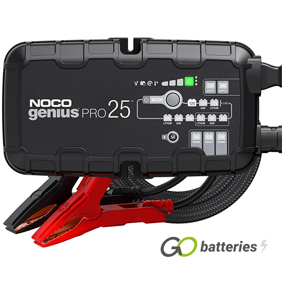 GENIUS PRO25 Noco 6/12/24V 25A Professional Battery Charger