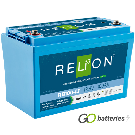 RB100-LT Relion Cold Weather Lithium LiFePO4 12V 100Ah Battery